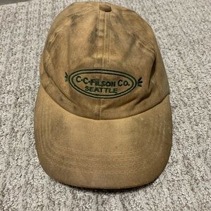 Filson waxed hat.